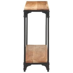 Vidaxl Konzolna mizica 110x30x75 cm trden akacijev les