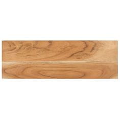 Vidaxl Konzolna mizica 110x30x75 cm trden akacijev les