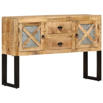 Vidaxl Komoda 110x30x74 cm robusten mangov les