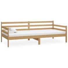 Vidaxl Pasja postelja medeno rjava trdna borovina 90x200 cm