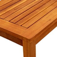 Vidaxl Vrtna klubska mizica 50x35x36 cm trden akacijev les