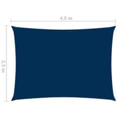 Vidaxl Senčno jadro oksford blago pravokotno 2,5x4,5 m modro