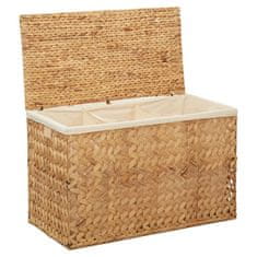 Vidaxl Košara za perilo 82x42,5x52,5 cm vodna hijacinta