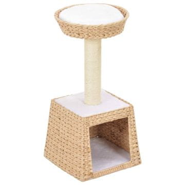 Vidaxl Mačje drevo s praskalniki iz sisala morska trava