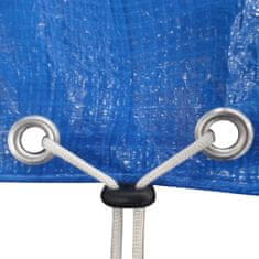 Vidaxl Pokrivalo za bazen 2 kosa za 300 cm okrogle bazene