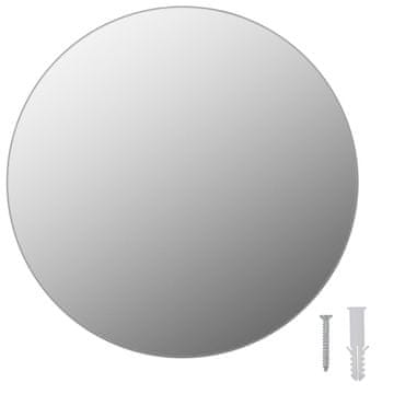 Vidaxl Ogledalo brez okvirja okroglo 30 cm steklo
