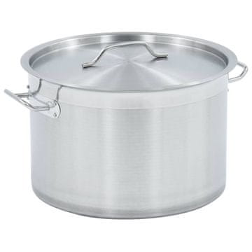 Vidaxl Lonec za juho 24 L 36x24 cm nerjaveče jeklo