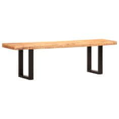 Vidaxl Klop 160 cm trden robusten mangov les in jeklo