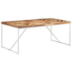 Vidaxl Jedilna miza 180x90x76 cm trden akacijev in mangov les