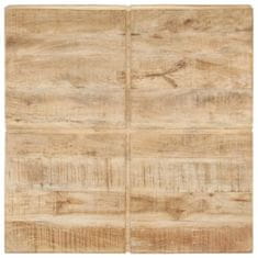 Vidaxl Klubska mizica 80x80x28 cm trden mangov les