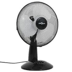 Vidaxl Namizni ventilator 3 hitrosti 30 cm 40 W črn