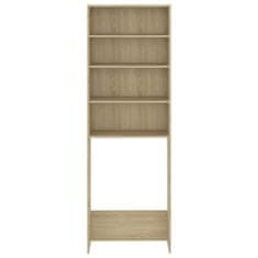 Vidaxl Omara za pralni stroj sonoma hrast 64x24x190 cm