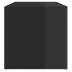 Vidaxl Klop za shranjevanje čevljev črna 105x35x35 cm iverna plošča