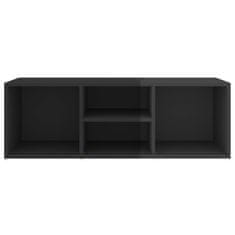 Vidaxl Klop za shranjevanje čevljev črna 105x35x35 cm iverna plošča
