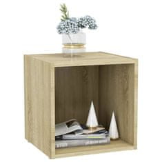Vidaxl TV omarice 2 kosa sonoma hrast 37x35x37 cm iverna plošča