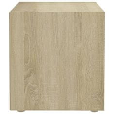 Vidaxl TV omarice 2 kosa sonoma hrast 37x35x37 cm iverna plošča