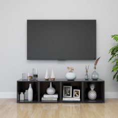 Vidaxl TV omarice 4 kosi sive 37x35x37 cm iverna plošča