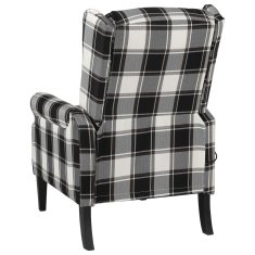 Greatstore Masa naslanjač večbarvno blago