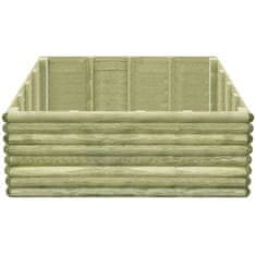 Vidaxl Visoka greda 150x150x48 cm impregnirana borovina 19 mm