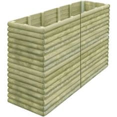 Vidaxl Visoka greda 206x50x96 cm impregnirana borovina