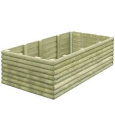 Vidaxl Visoka greda 150x106x48 cm impregnirana borovina 19 mm