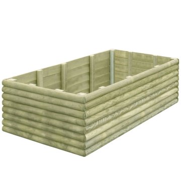 Vidaxl Visoka greda 150x106x48 cm impregnirana borovina 19 mm