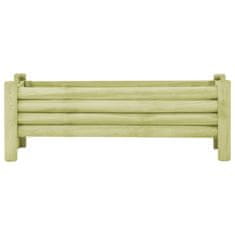 Vidaxl Visoka greda iz impregnirane borovine 120x40x42 cm