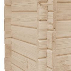 Vidaxl Visoka greda 150x150x80 cm trdna borovina