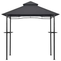 Vidaxl Paviljon za žar 240x150x255 cm antraciten iz jekla