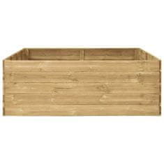 Vidaxl Visoka greda 200x150x54 cm impregnirana borovina