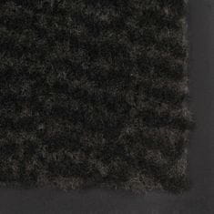 Greatstore Protiprašni predpražnik pravokotni taftani 120x180 cm črn