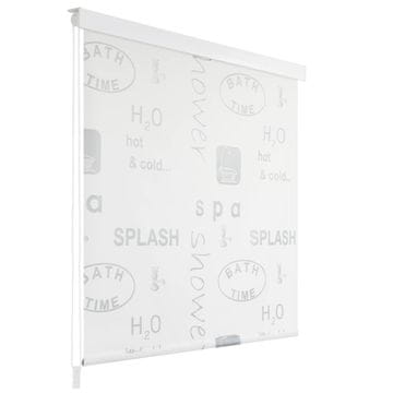 Vidaxl Rolo senčilo za tuš 100x240 cm Splash