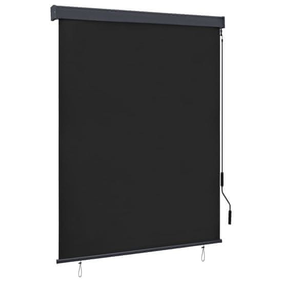 Vidaxl Zunanje rolo senčilo 140x250 cm antracitno