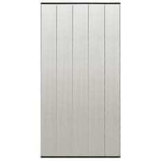 Vidaxl Mrežasta zavesa za vrata proti mrčesu 5-delna črna 120x240 cm
