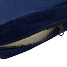 Vidaxl Pasji kavč moder 72x45x30 cm iz pliša