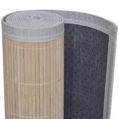 Vidaxl Pravokotne preproge iz naravnega bambusa 4 kosi 120x180 cm