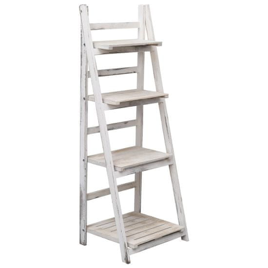 Vidaxl 4-nadstropno stojalo za rastline 43x33x113 cm iz lesa