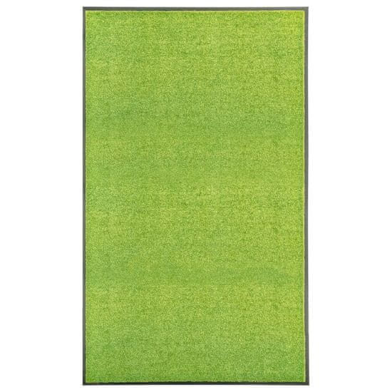 Vidaxl Pralni predpražnik zelen 90x150 cm