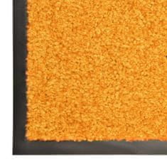 Greatstore Pralni predpražnik oranžen 90x120 cm
