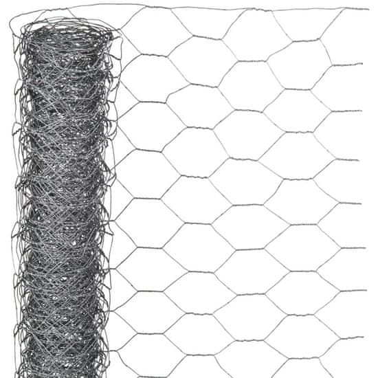 shumee Nature Žična mreža šestkotna 1x10 m 40 mm galvanizirano jeklo