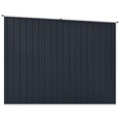Vidaxl Vrtna lopa antracitna 195x198x159 cm pocinkano jeklo