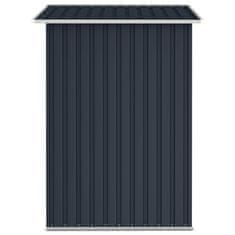 Vidaxl Vrtna lopa antracitna 205x129x183 cm pocinkano jeklo