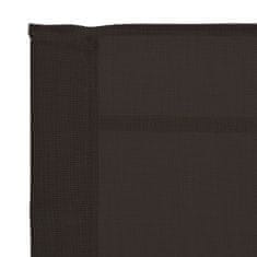 Greatstore Vrtni gugalni stol črn 95x54x85 cm tekstil