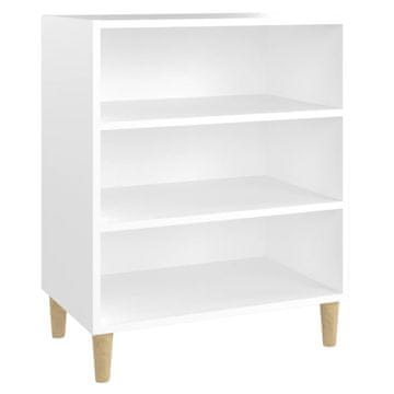 Vidaxl Komoda bela 57x35x70 cm iverna plošča