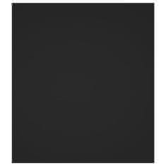 Vidaxl Stranska mizica črna 60x40x45 cm iverna plošča