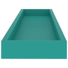 Vidaxl Stenske police Loggia 2 kosa modre 80x15x4 cm MDF
