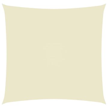Vidaxl Senčno jadro oksford blago kvadratno 2,5x2,5 m krem
