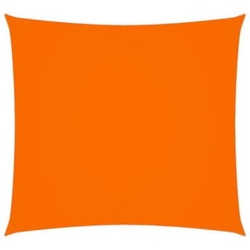 Vidaxl Senčno jadro oksford blago kvadratno 4,5x4,5 m oranžno