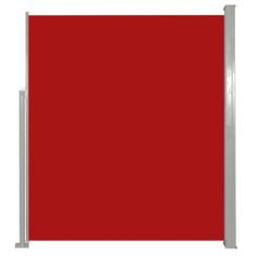 shumee Platnena Stena za Dvorišče ali Teraso 180 x 300 cm, Rdeče Barve