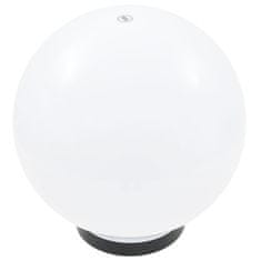 Vidaxl LED okrogle svetilke 2 kosa krogla 25 cm PMMA